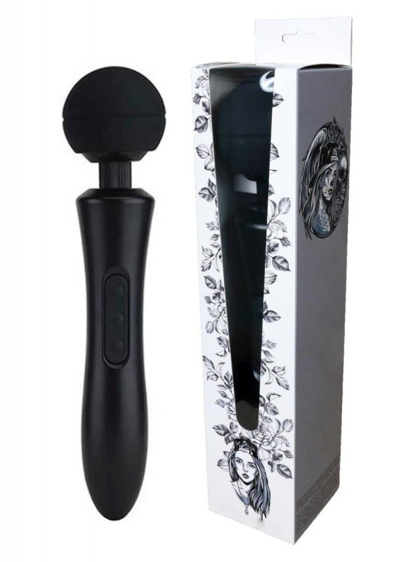 Stymulator massager ultra powerful -big usb black 20 function