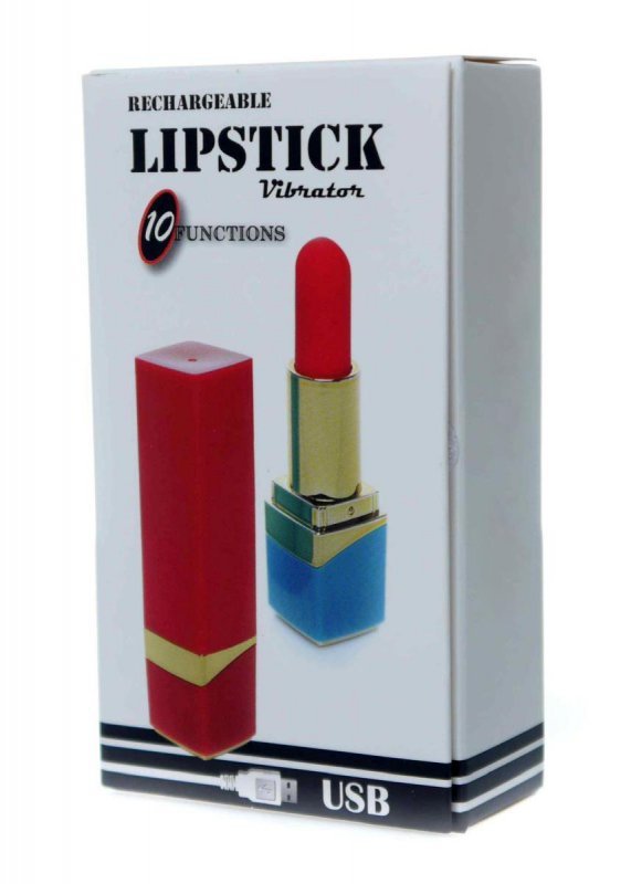Stymulator lipstick vibrator - black