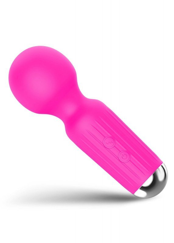 Mini masażer erotyczny różdżka wand stymulator łechtaczki róż