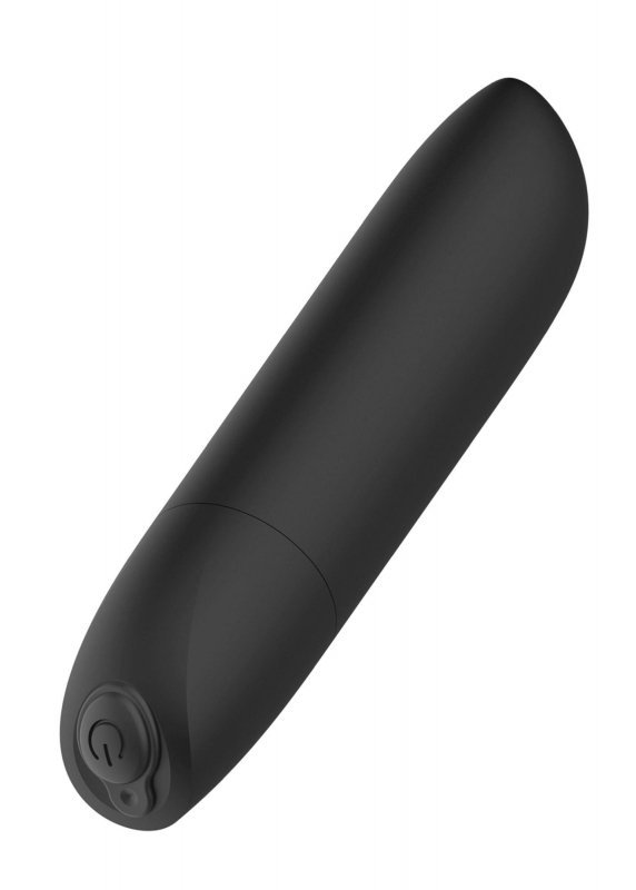 Mocny mini wibrator 20 trybów wibracji czarny mat