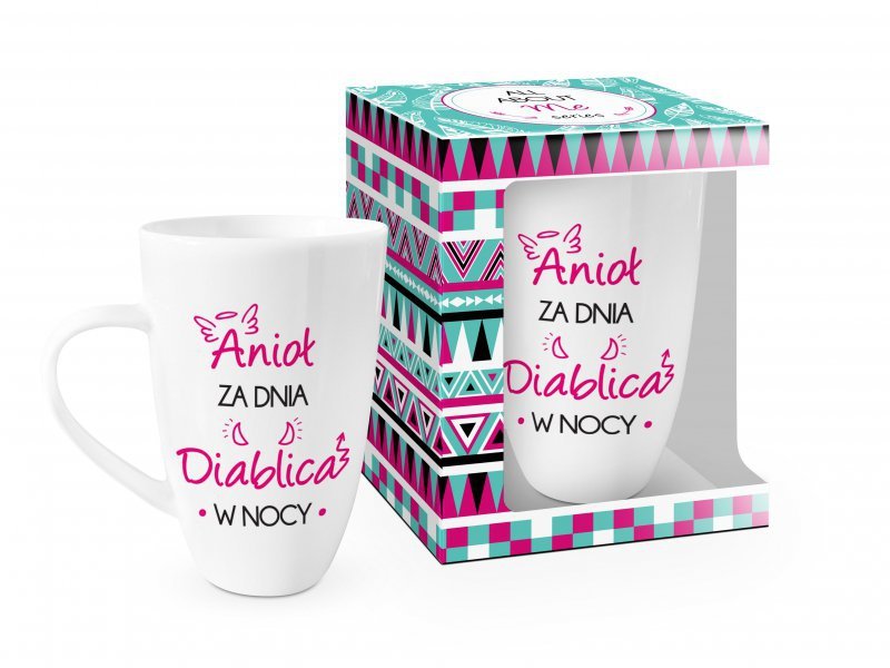 All About Me - kubek NBC wysoka baryłka 400ml. - Anioł za dnia