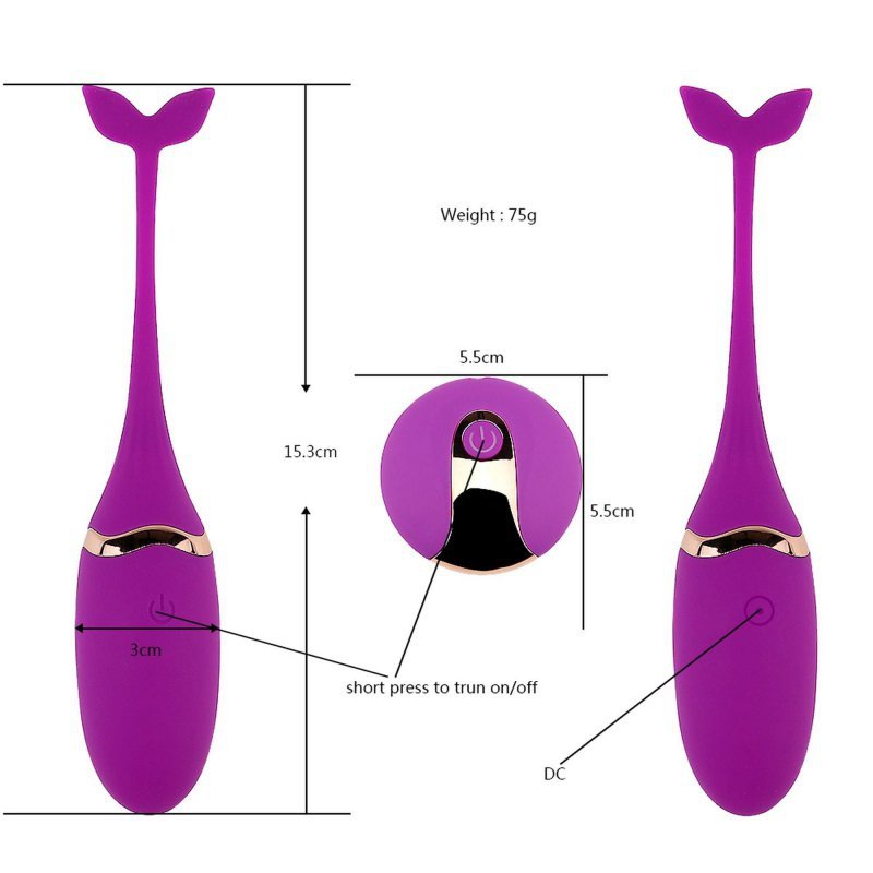 Vibratong egg (purple) usb