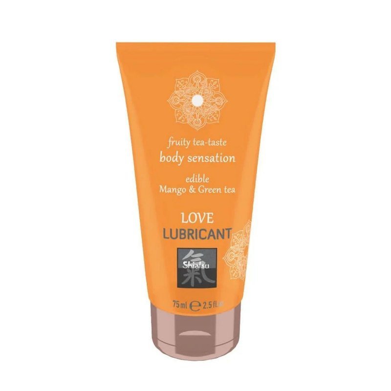 Shiatsu stymulujący lubrykant wodny mango zielona herbata 75 ml