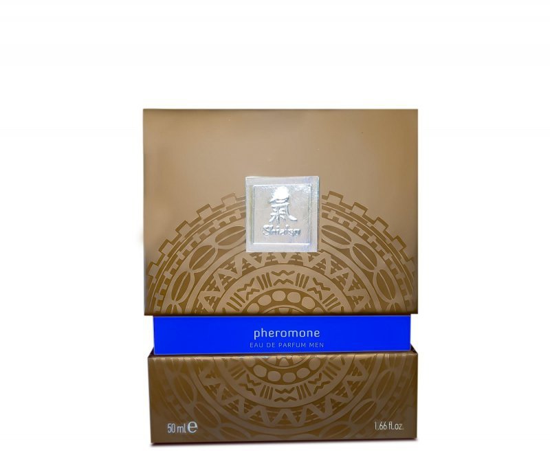 Perfumy z feromonami dla niego Shiatsu Pheromon Fragrance man darkblue  50 ml