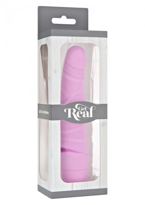 Smukły wibrator jak prawdziwy penis 16 cm