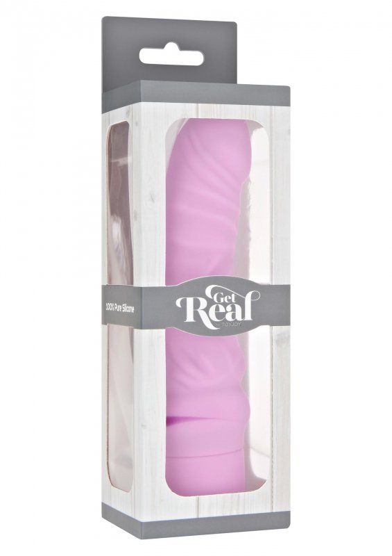 Naturalne zakrzywione dildo wibrujące 18,2 cm