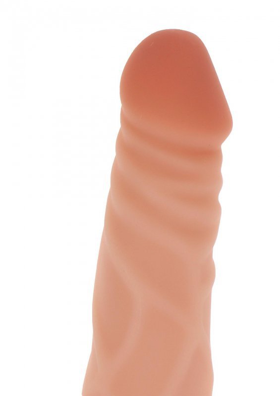 Realistyczne żylaste dildo na przyssawce 19 cm 