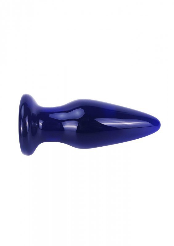 The shining glass buttplug blue
