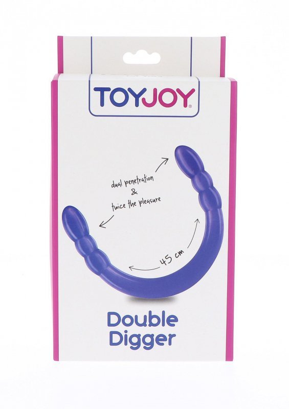 Podwójne długie dildo 45 cm