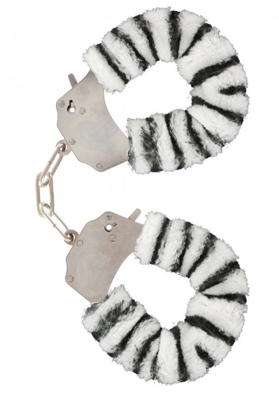 Sex kajdanki pluszowe zebra