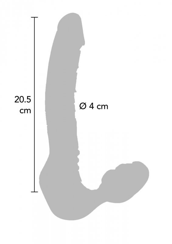 Dopochwowy strap-on bez mocowań jajeczko sztuczny penis żylaste dildo 