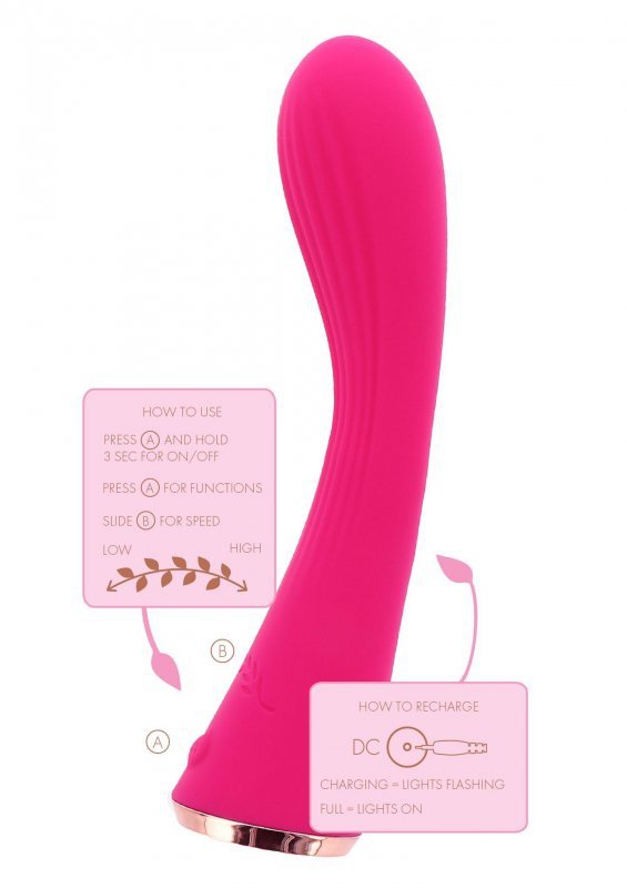 Wyprofilowany wibrator stymulator punktu g 