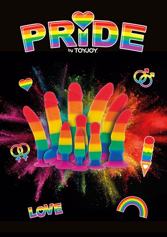 Kolorowy duży korek analny wtyczka plug lgbt dawca orgazmów