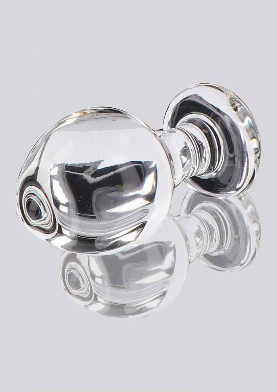 Szklany klasyczny korek analny zatczka plug