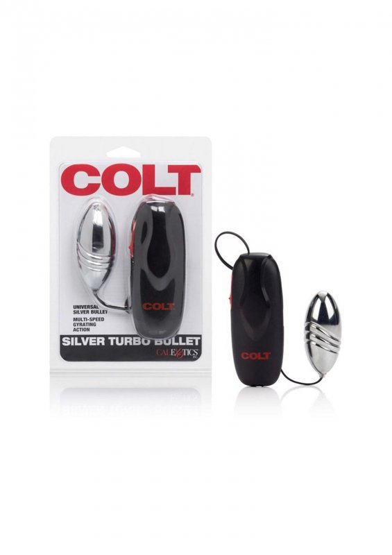Jajko wibr Colt turbo bullet silver