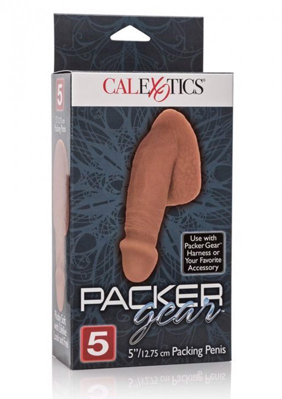 Proteza sztuczny penis miękki z jądrami latynos 12,7 cm