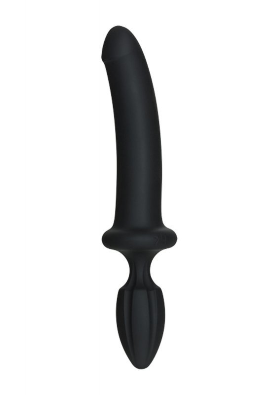 Dwustronna zatyczka analna korek z dildo dla dwojga