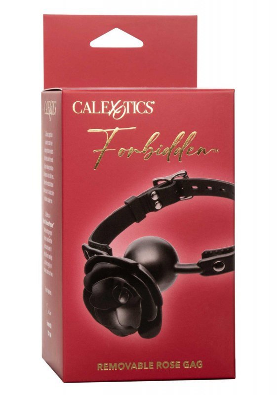 Knebel do zabawy bdsm Removable Rose Gag Black