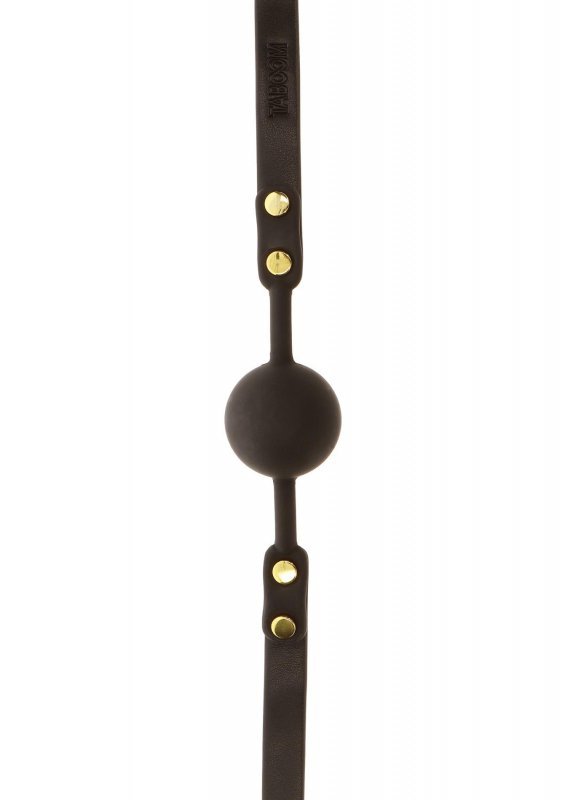 Knebel kulka Studded Mouth Gag Black