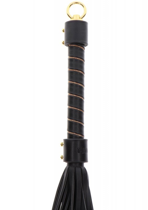 Pejcz do bdsm Studded Whip Black
