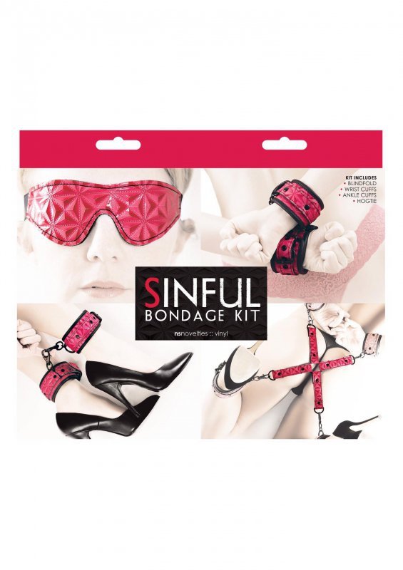 Zestaw Sinful bondage kit pink