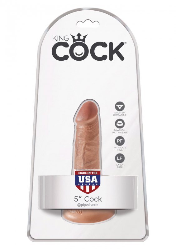 Realistyczne dildo z żyłami sztuczny penis z zprzyssawką 12,7 cm