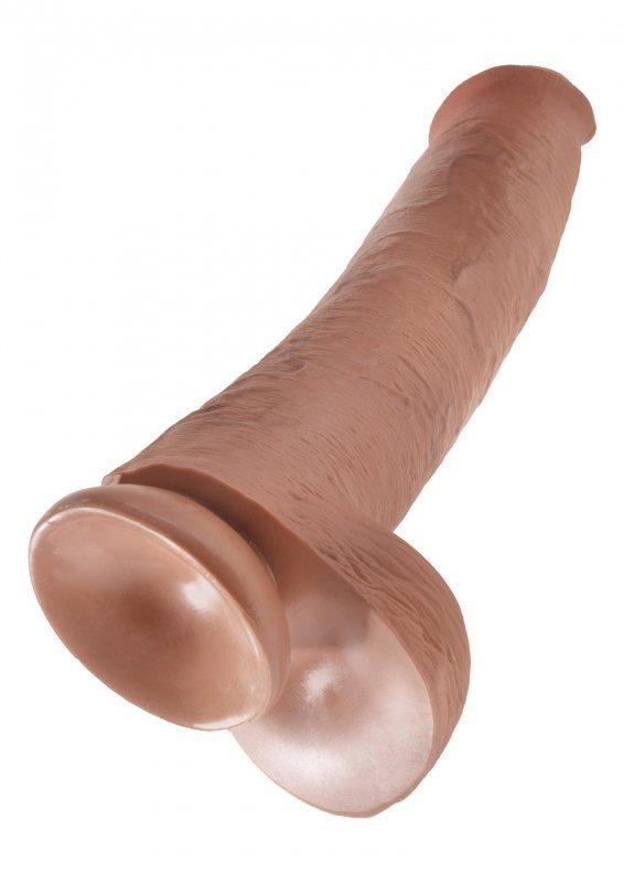 Ogromne dildo z jądrami realistyczne 38 cm