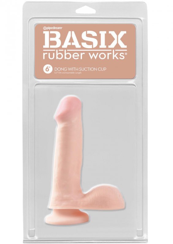 Dildo z jądrami sztuczny penis na mocnej przyssawce 15 cm