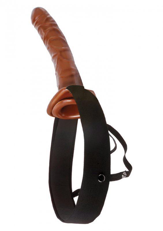 Realistyczna czekoladowa proteza penisa przedłużka strap on większy członek 25,4