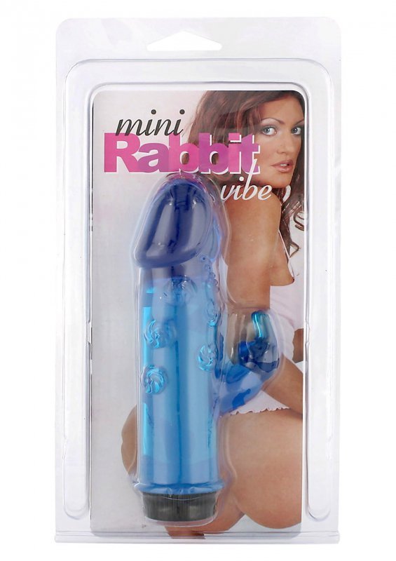 Mini wibrator króliczek z wypustkami