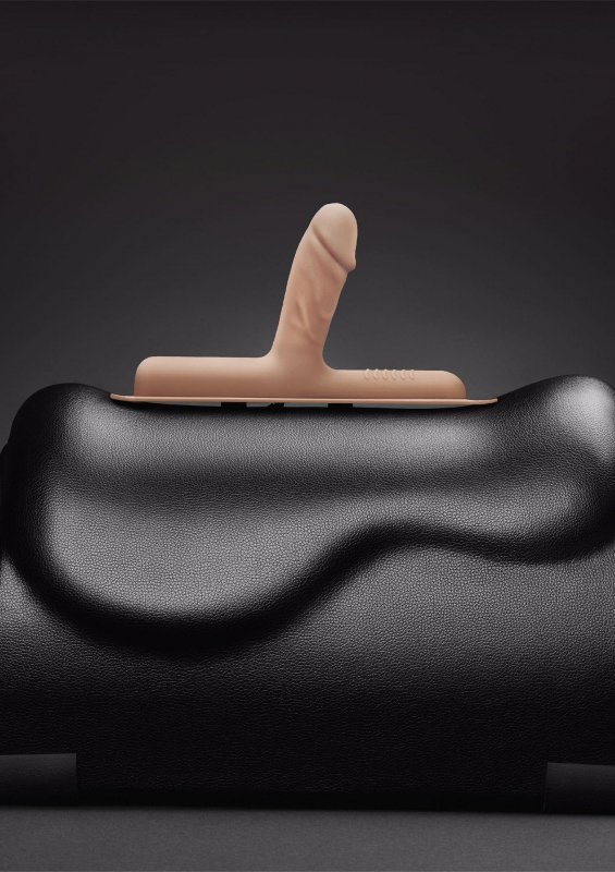 Nakładka na siedzisko erotyczne penis dildo Cowgirl Bronco Light cielisty