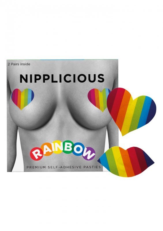 Nipplicious rainbow pasties