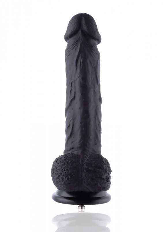 Penis do sex maszyny Hismith KlicLok Dildo 20 cm czarny