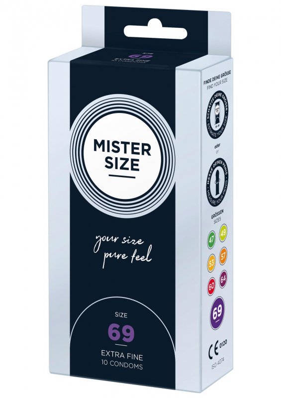 Mister Size 69mm condoms 10pcs