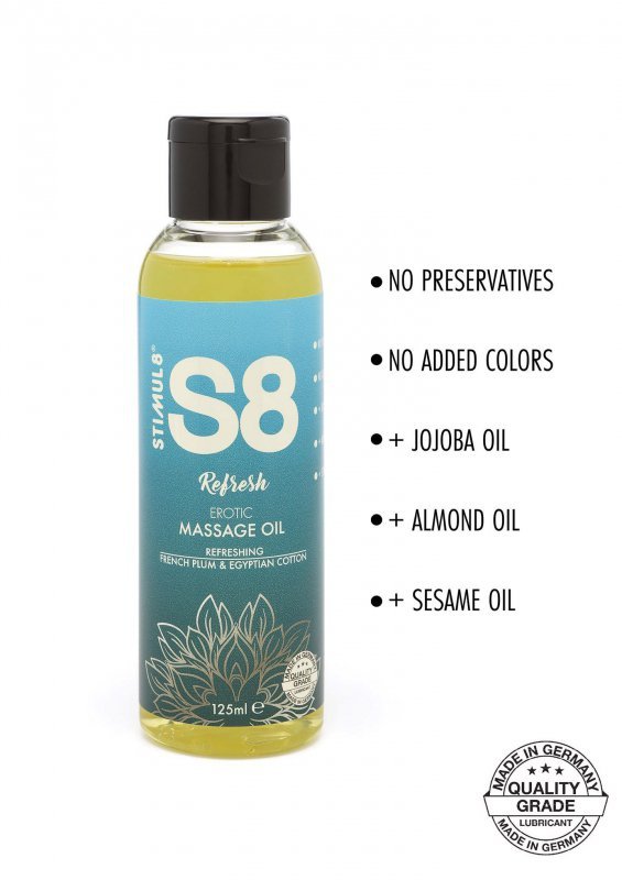 Odświeżający olejek do masażu erotycznego 125 ml