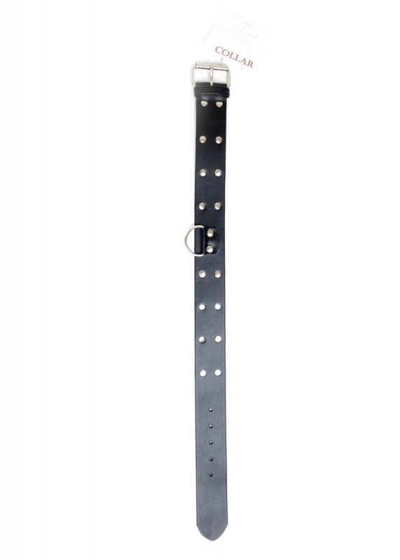 Obroża BDSM z ćwiekami zawleczką 4 cm