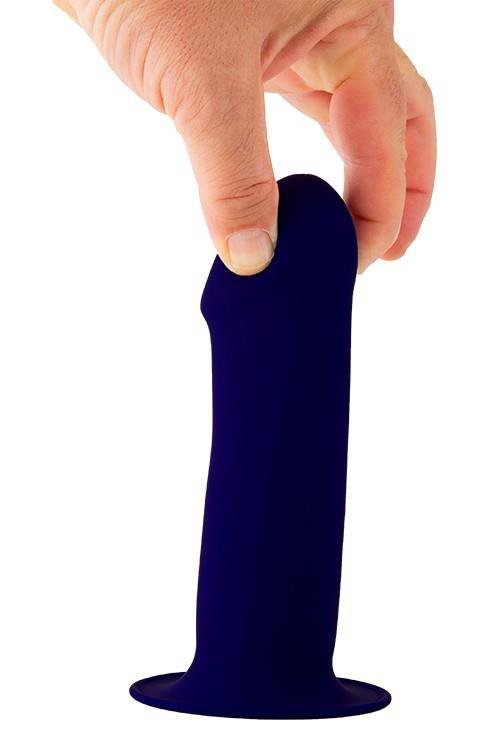 Niebieskie dildo do strapon sztuczny penis 17,5 cm