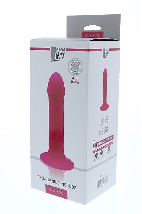 Różowe dildo do strapon sztuczny penis 17,5 cm