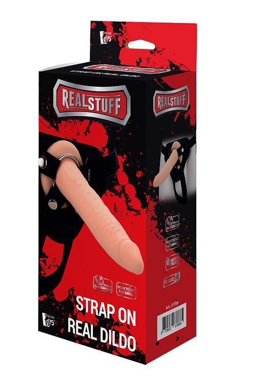 Strapon realistyczne dildo na przyssawce sztuczny penis na pasku 