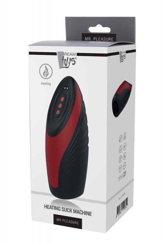 Masturbator premium Mr Pleasure grzejący ssący