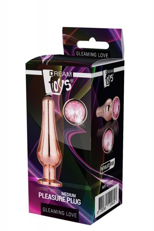 Gleaming Love rose gold pleasure plug m
