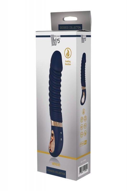 Elegancki wibrator prążkowany Goddess collection nereos