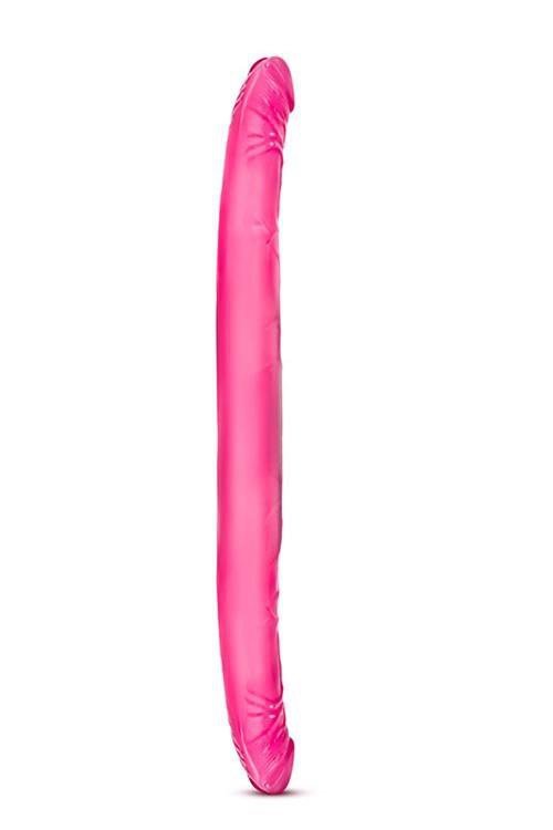Dwustronne dildo z żyłami dla lesbijek 40 cm