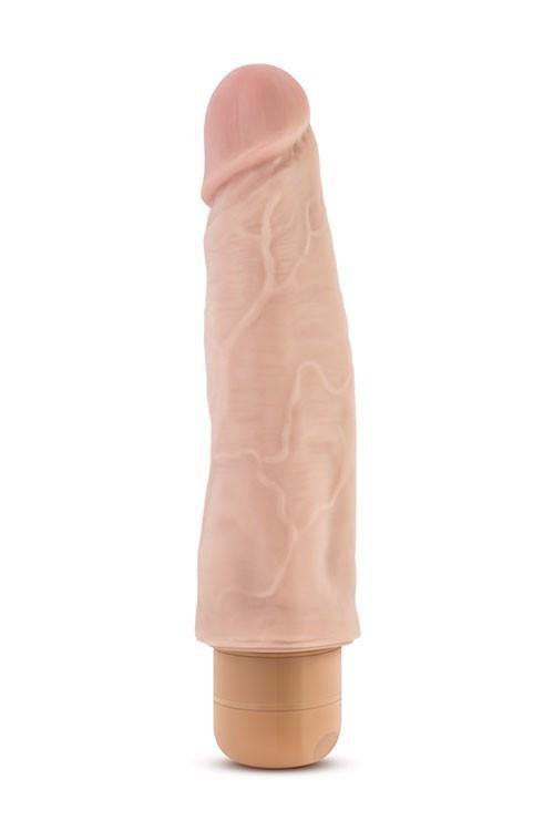 Naturalne dildo wibrujące sztuczny penis Mr. Skin 20 cm