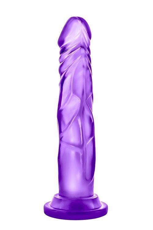 Penis dildo bez jajek  na przyssawce żelowe 19,5 cm