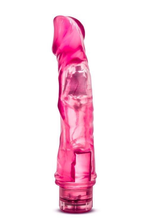 Żelowe realistyczne dildo rożowe 23 cm