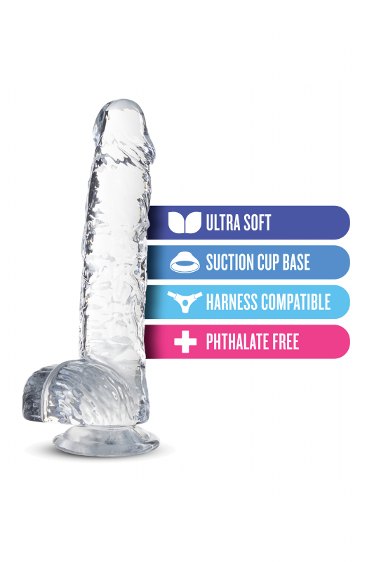 Naturally yours  6&quot; crystalline dildo  diamond