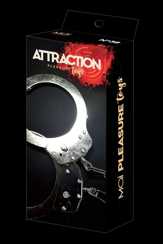 Sex kajdanki stalowe mai no.38 metal handcuffs 