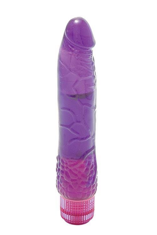 Żelowe realistyczne dildo wibrujące  19 cm