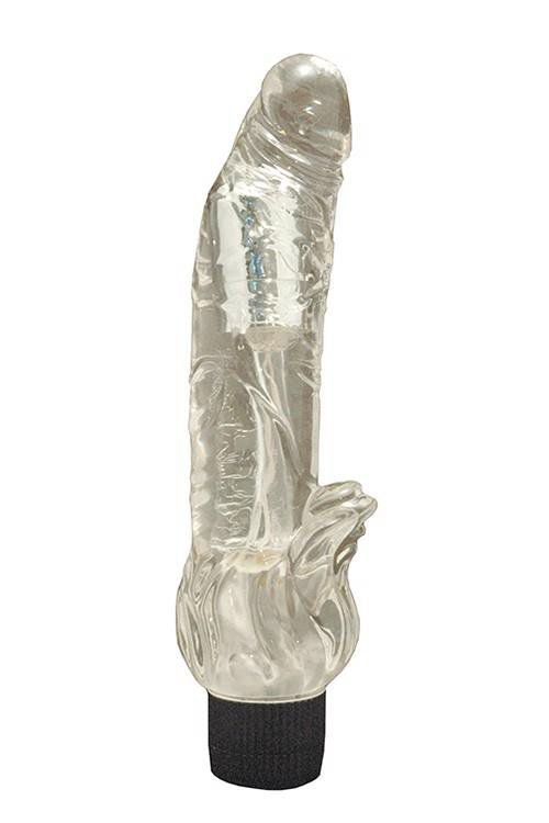 Elastyczny żelowy wibrator masażer łechtaczki 20 cm